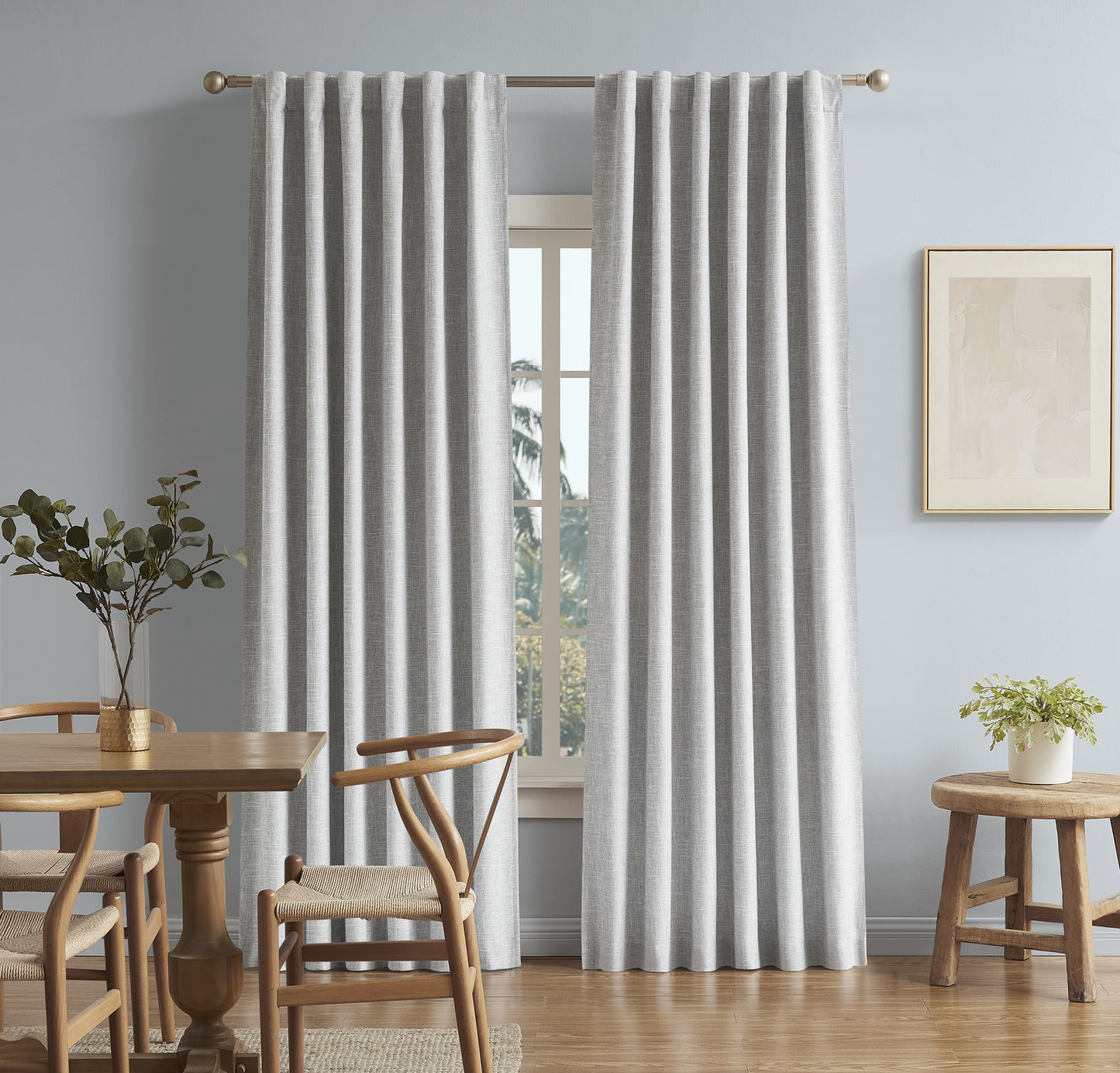Flynn Blockout Curtain Silver