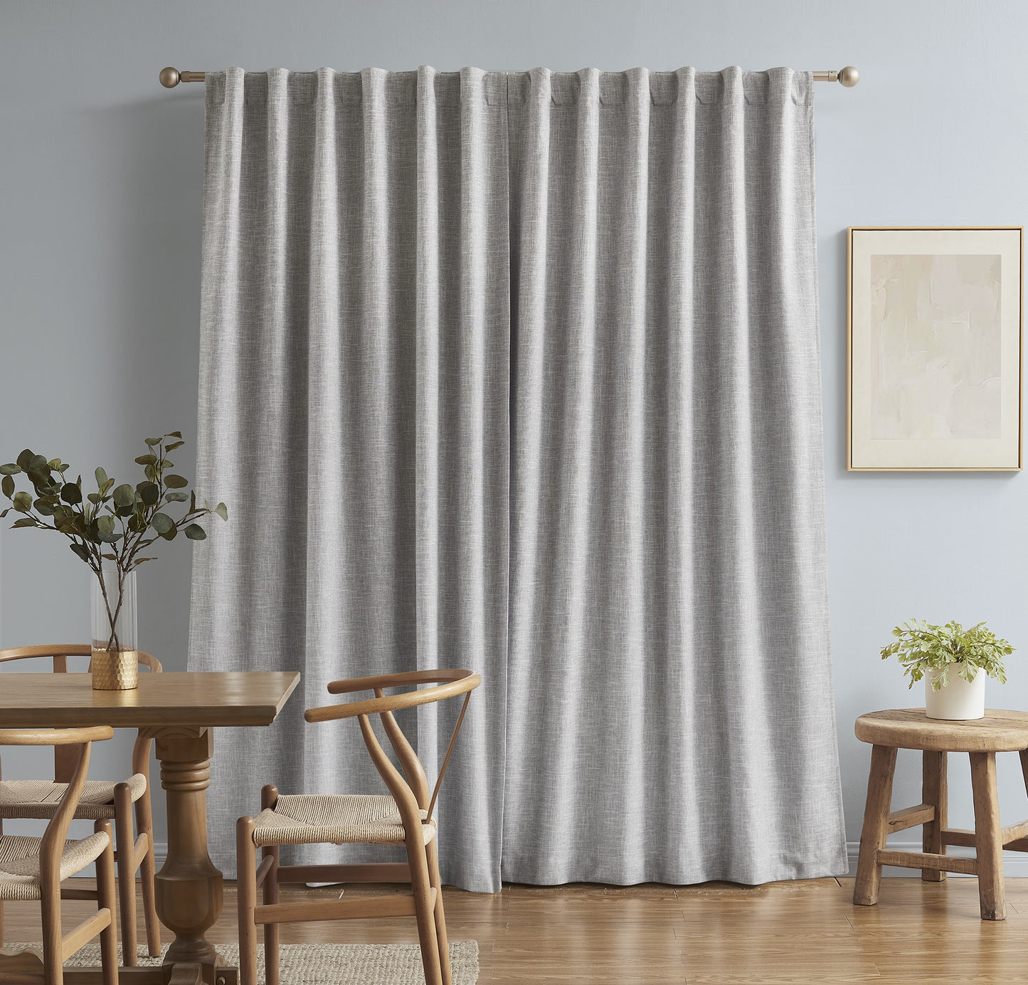 Flynn Blockout Curtain Silver
