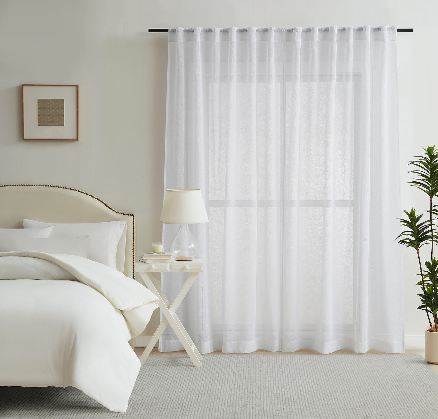 Orson Sheer Curtain White