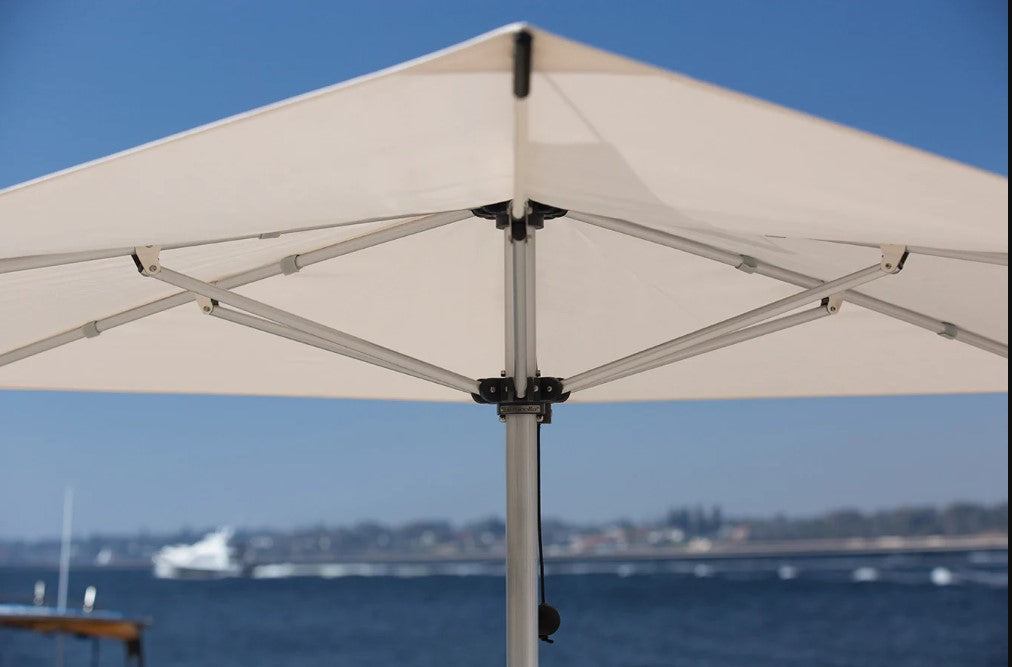 Wind Stable Patio Umbrella 2.8m Oyster White